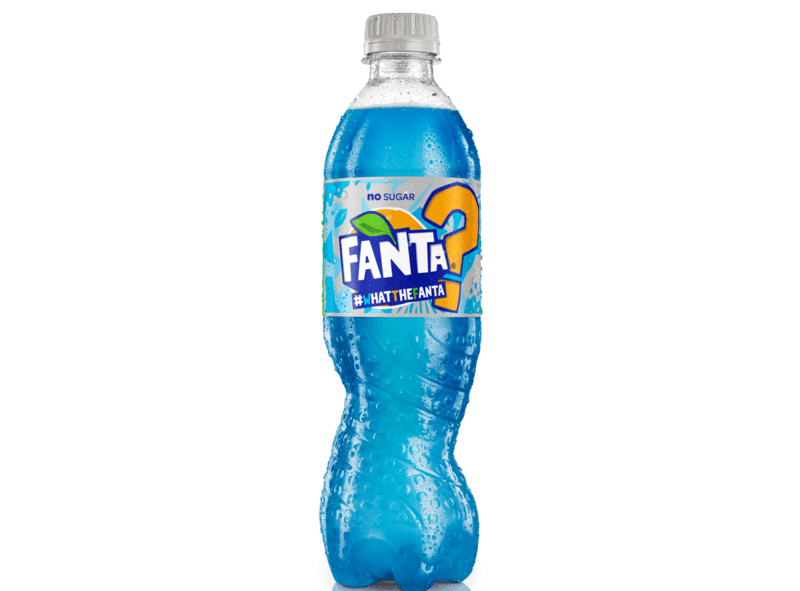 WhatTheFanta. Mysterieuze nieuwe Fanta kleurt blauw