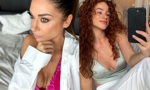 Valerie De Booser poseert in pikante outfit, Jamie-Lee Six straalt in sexy lingerie en Frances Lefebure doet een speels dansje (foto's/video)