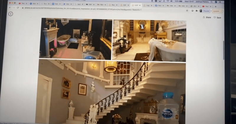 Man boekt prachtig herenhuis op Airbnb, maar schrikt zich een hoedje bij aankomst (video)