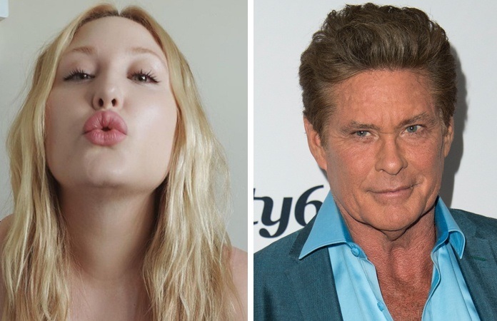 Dochter van David Hasselhoff in naaktblad: “Mijn vader stond er volledig achter” (foto)