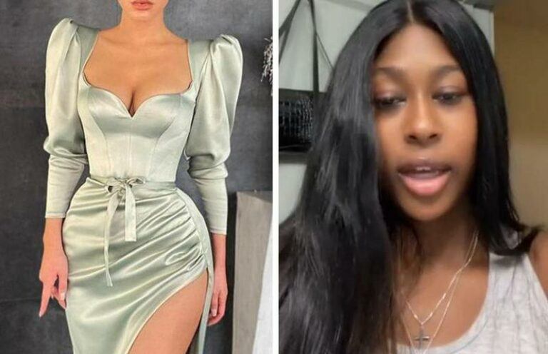 Vrouw bestelt elegante jurk online, maar het resultaat is om te janken! (video)