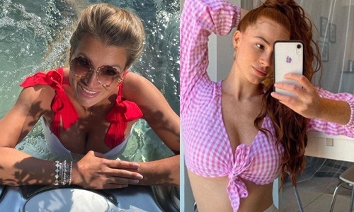 Kat Kerkhofs amuseert zich in bikini, Eline De Munck straalt in zwoele outfits en ‘Temptation’-Lizzy poseert op sexy wijze (foto’s)