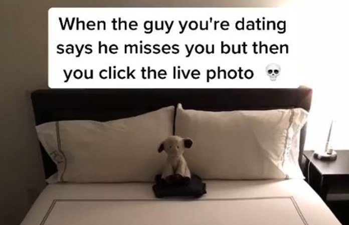 Vrouw krijgt foto met lieve boodschap van date, maar dan ontdekt ze pijnlijk detail…