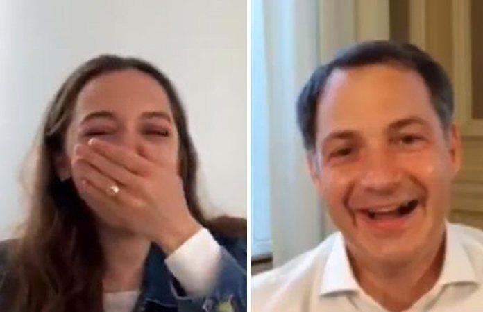 Flo Windey stelt ondeugende vraag aan Alexander De Croo: “Ja, dat zal mogen!” (video)