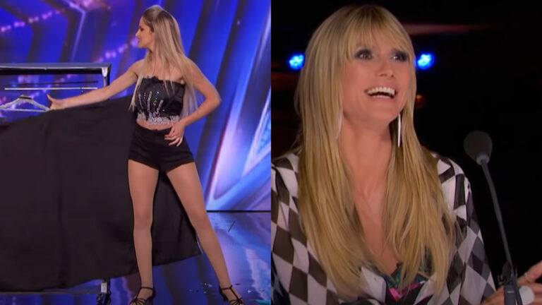 ‘AGT’-jurylid Heidi Klum gelooft haar ogen niet tijdens sensationele verkleedpartij: “Dit is magie!” (video)
