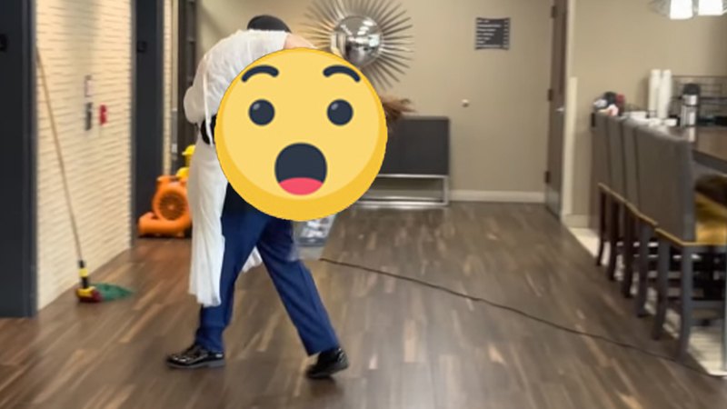 Kersverse bruid kan wel wat hulp gebruiken na ‘stevig nachtje’. Kijkers reageren: “Duidelijk niet de eerste keer” (video)