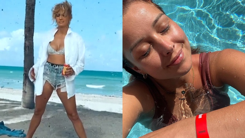 Lotte Vanwezemael geniet in bikini, Heidi Klum deelt naaktfoto en Jennifer Lopez schudt met haar billen op het strand (foto’s/video)