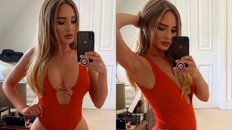 Dame toont waarheid achter ‘perfecte lingeriefoto’s’: “Zelfde ondergoed, zelfde lichaam, andere pose…”