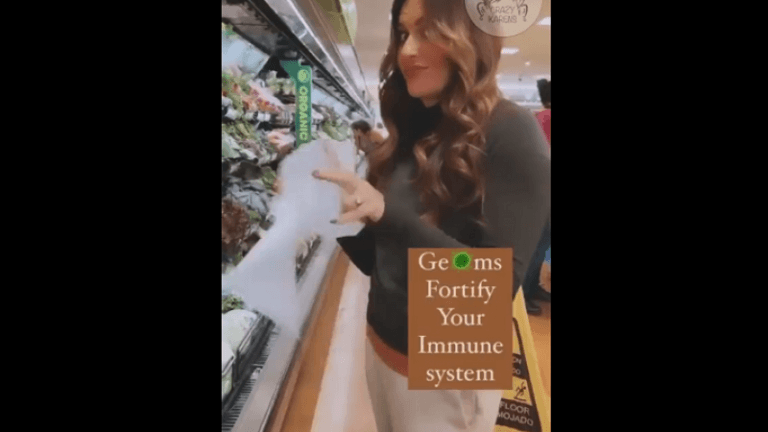 Vrouw shockeert supermarktshoppers met vieze gewoonte: «Versterkt je immuunsysteem» (video)