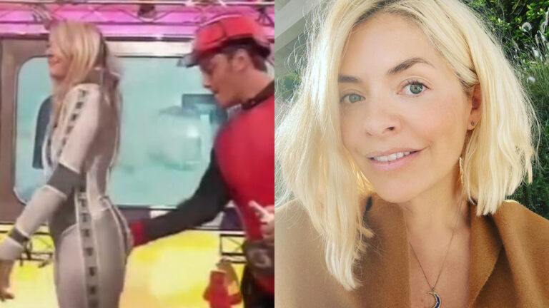 Beelden van tv-presentatrice die klets op haar kont krijgt zorgen voor ophef: “En dat tijdens een kinderprogramma?!” (video)