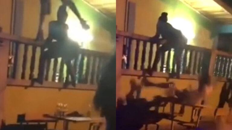 Man wil indruk maken op dame die sexy dansje doet. Maar dat gaat STEVIG fout! (video)