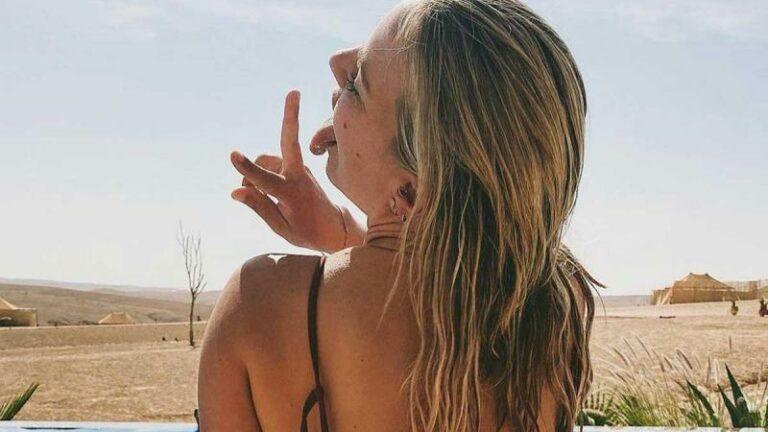 Eline De Munck deelt leuke vakantiefoto: «Met mijn kont in de zon»