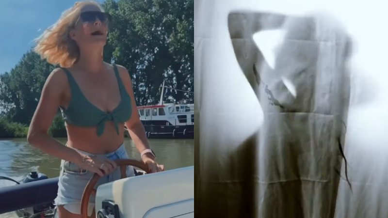 Jamie-Lee Six poseert in pikante lingerie, ‘First Dates’-serveerster Leena geniet in bikini en Heidi Klum staat onder de douche (foto’s)