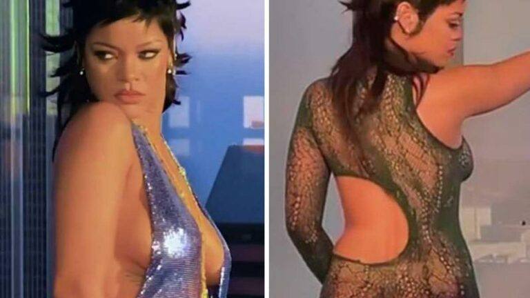 Rihanna draagt weinig verhullende lingerie in gewaagd promofilmpje (video)