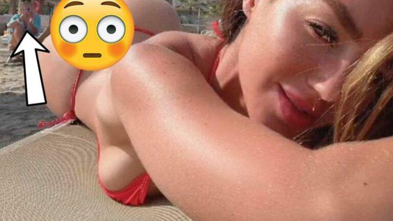 Model in bikini betrapt vrouw die foto maakt van haar achterwerk: «Te grappig!»