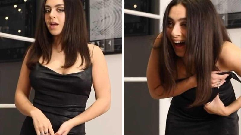 Kleedje van zangeres zakt per ongeluk af tijdens prijsuitreiking: «Kan de beste overkomen» (video)