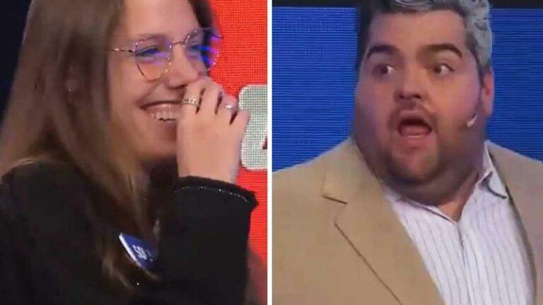Presentator van spelprogramma gechoqueerd door opvallende lach van kandidate: «Wat is dat?!» (video)