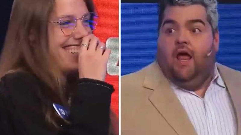 Presentator van spelprogramma gechoqueerd door opvallende lach van kandidate: «Wat is dat?!» (video)