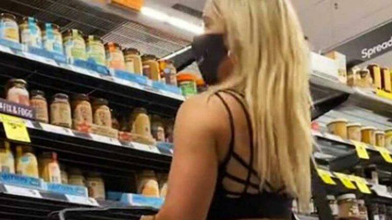 Ophef over outfit van fitnesscoach in supermarkt: «Zoiets draag je daar niet» (video)