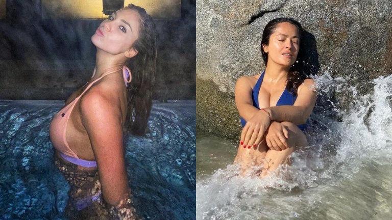 Belle Perez poseert op sensuele wijze, vriendin van Sean Dhondt straalt in bikini en Astrid Coppens geniet in badpak (foto’s)