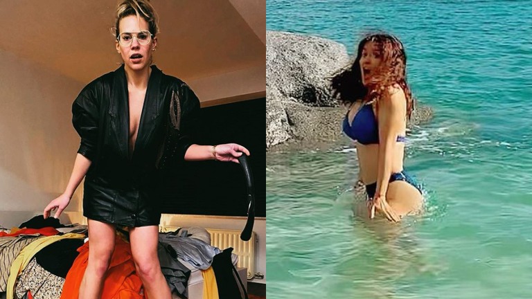 Eline De Munck ruimt op in pikante outfit, Lize Feryn deelt knappe bikinifoto en Heidi Klum toont stiekem haar string (foto’s)