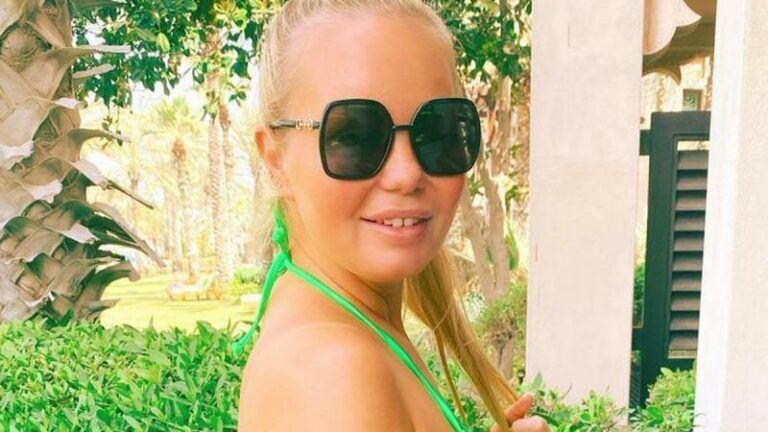 Lesley-Ann Poppe oogst lof met bikinifoto: «Wat is je geheim om zo slank te blijven?»