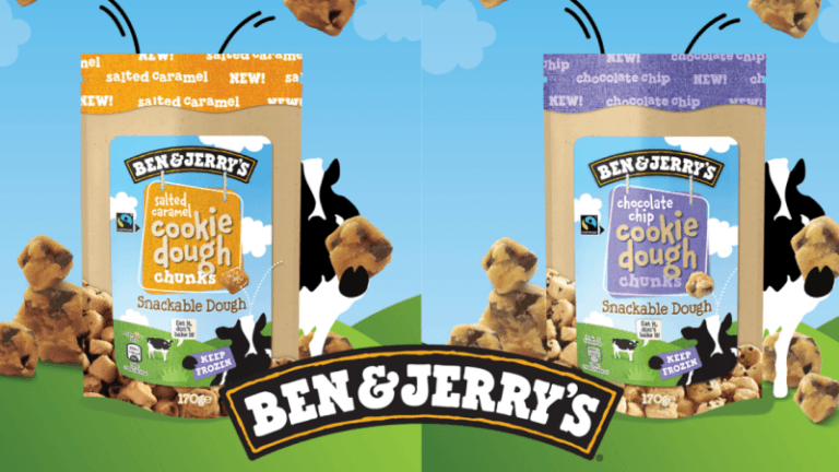 Eindelijk: Ben & Jerry’s verkoopt nu ook pure stukjes cookie dough zonder het ijs erbij