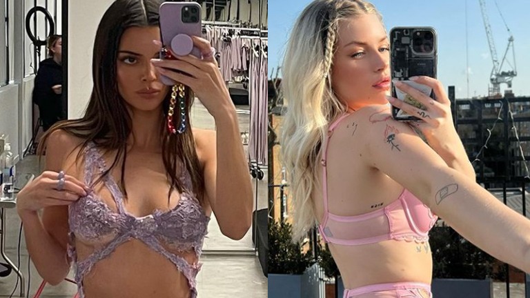 Eline De Munck straalt in strakke outfit, Lize Feryn poseert in lingerie en Lottie Moss deelt pikante selfie (foto’s)
