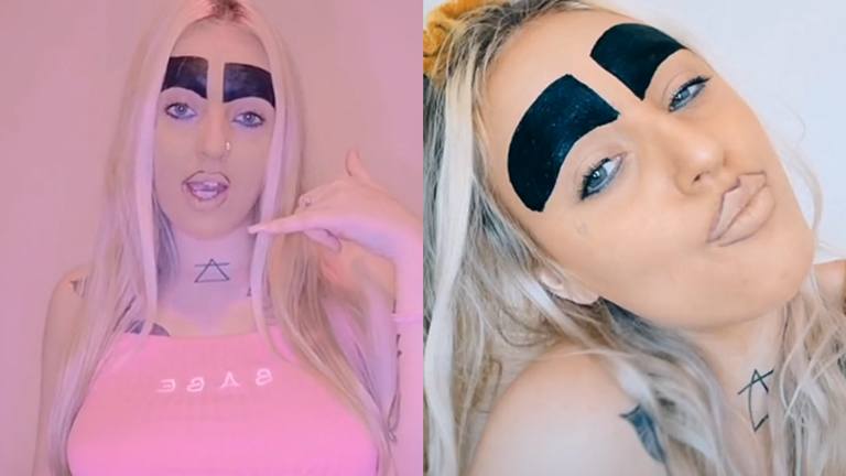 Dame met GIGANTISCHE wenkbrauwen gaat viraal: “Ik ben geen fan van het schoonheidsideaal” (video’s)