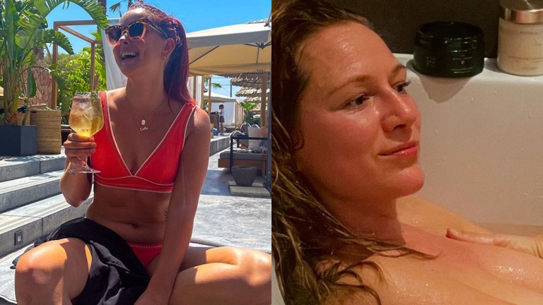 Valerie De Booser straalt in sexy outfit, Hilde De Baerdemaeker geniet in bad en ‘Temptation’-Angela poseert in bikini (foto’s)