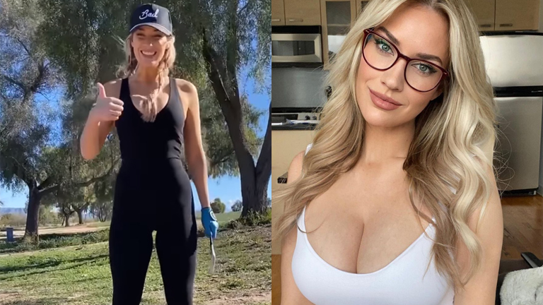 ‘Knapste golfster ter wereld’ poseert op wel erg PIKANTE wijze. Fans lovend: “Sprakeloos!” (foto)