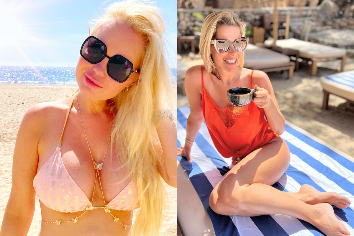 Laura Tesoro draagt zomerse outfit, Lesley-Ann Poppe geniet in bikini en Britney Spears deelt weer een naaktprentje (foto’s)