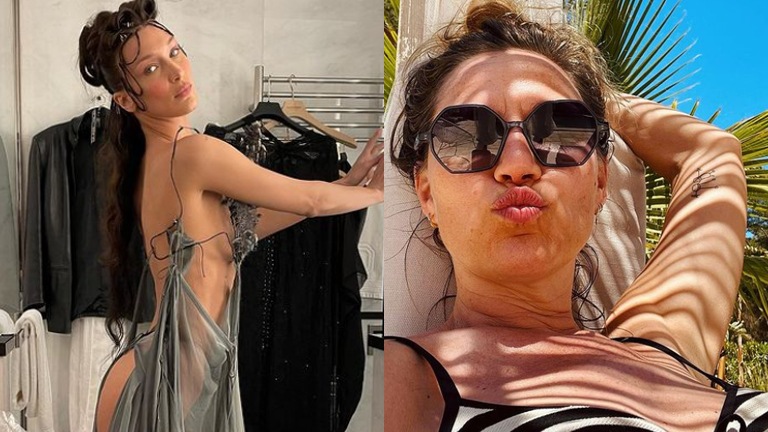 Hilde De Baerdemaeker geniet van de zon, Lize Feryn poseert op bed en dochter van Alec Baldwin gaat uit de kleren (foto’s)
