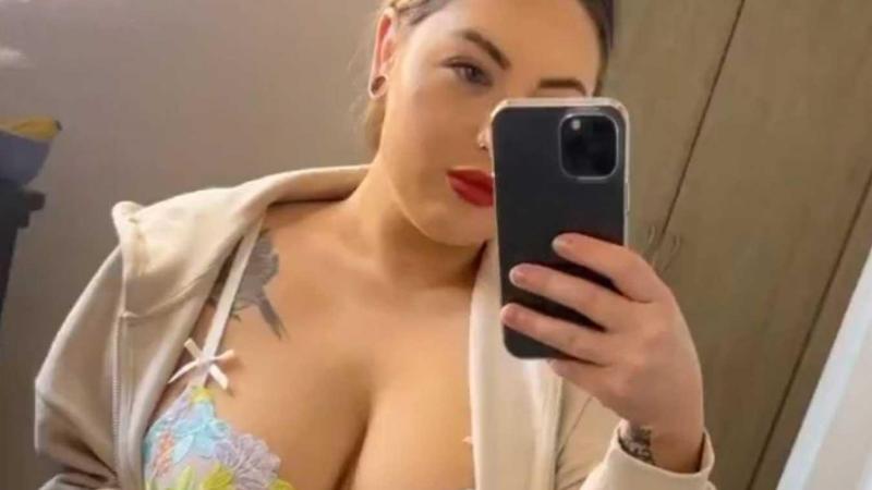 Vrouw poseert in lingerie en wil weten of haar vriend daar niet boos van wordt. Zijn reactie? BRILJANT! (video)