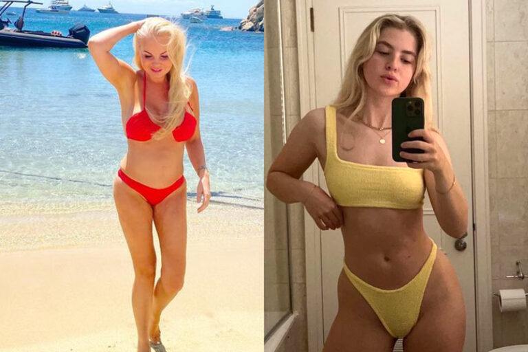Eline De Munck trotseert de hitte, Lesley-Ann Poppe geniet in bikini en Laura Tesoro poseert in sensuele jurk (foto’s)
