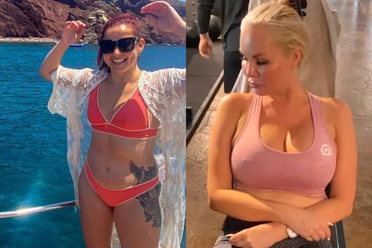 Véronique De Kock poseert in zomerse outfit, Anouk Matton geniet in bikini en Lesley-Ann Poppe werkt zich in het zweet (foto’s)
