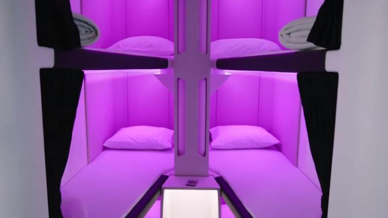 Air New Zealand gaat als eerste stapelbedden installeren voor langeafstandsvluchten in economy