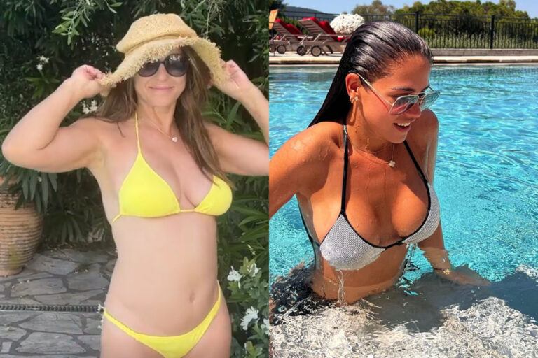 Elke Clijsters geniet van de zon, vriendin van Viktor Verhulst poseert in bikini en Hanne Troonbeeckx loopt er fleurig bij (foto’s)