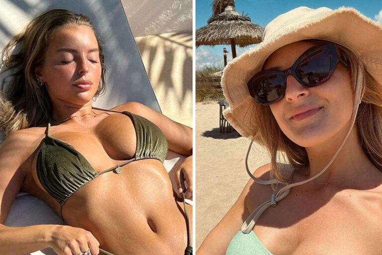 Kat Kerkhofs geniet in bikini met ‘de jongens’, Camille Dhont verovert het podium in enkel een topje en een rokje, en Jamie-Lee Six toont trots haar zongebruinde lichaam (foto’s)