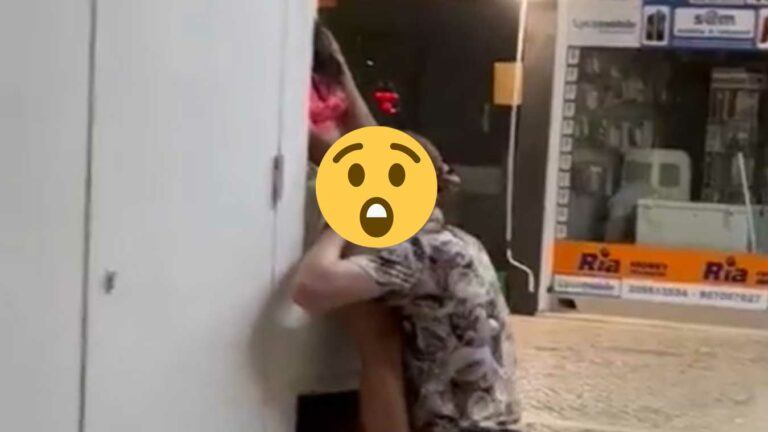 Toerist spot man die vriendin oraal bevredigt op straat: “Lijkt alsof hij een luchtmatras opblaast” (video)