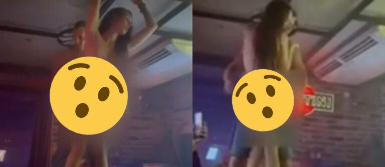Poedelnaakt duo gaat stevig van bil op toog van nachtclub. Maar dat is niet zonder gevolgen! (video)