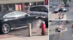 WTF! Mercedes ramt SUV in New York om 20.000 dollar te stelen (video)
