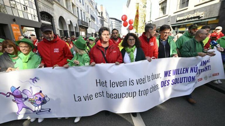 10.000 betogers op nationale actiedag voor meer koopkracht: «Er is meer vakbondsprotest op komst»