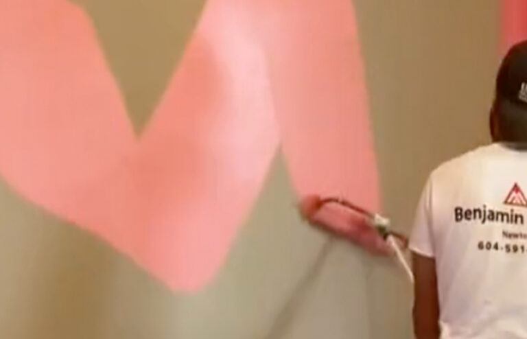 Zijn schilderkunsten verbazen iedereen: “Zo’n man moet ik ook hebben!” (video)