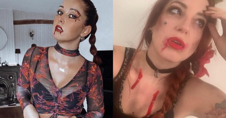 Lotte Vanwezemael loopt er bloederig bij, Paris Hilton poseert in sexy halloweenoutfit en Britney Spears ligt poedelnaakt op het strand (foto’s)