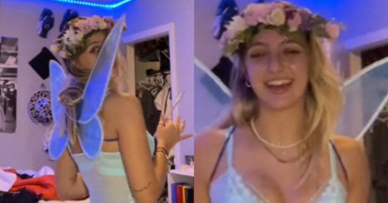 TikTok in de ban van pikante halloweenoutfit: “Wel doorzichtig…” (foto/video)
