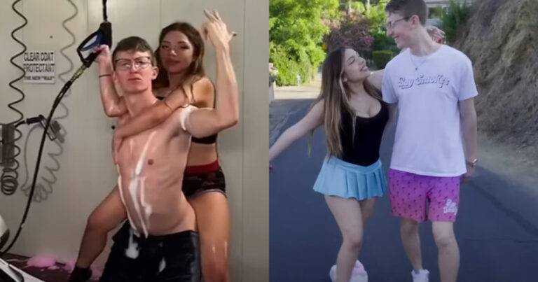 Koppel krijgt kritiek omdat zij ’te knap is voor hem’: “Maar ik vind hem een sexy nerd!” (video)