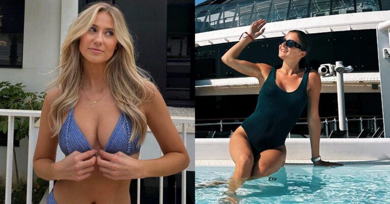 Jamie-Lee Six geniet in badpak, Celine Van Ouytsel straalt in bikini en ‘Temptation’-Megan poseert op zwoele wijze (foto’s)