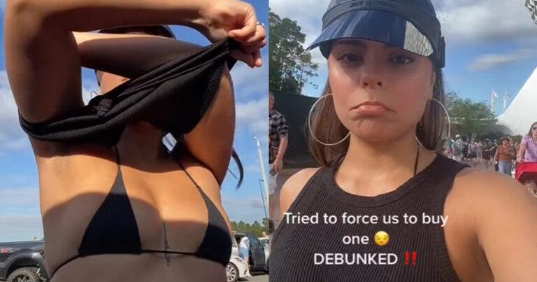 Dame hoopt gratis T-shirt te krijgen in Disney World door zich ’te pikant’ te kleden. Maar ze maakt één CRUCIALE fout! (video)