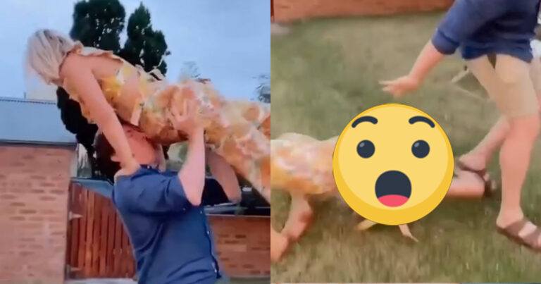 Koppel waagt zich aan legendarische dansmove. Maar dan? AUCH! (fails)